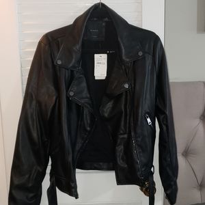 Eledie faux leather moto jacket